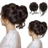 2PCS-Dark Brown-No Clip
