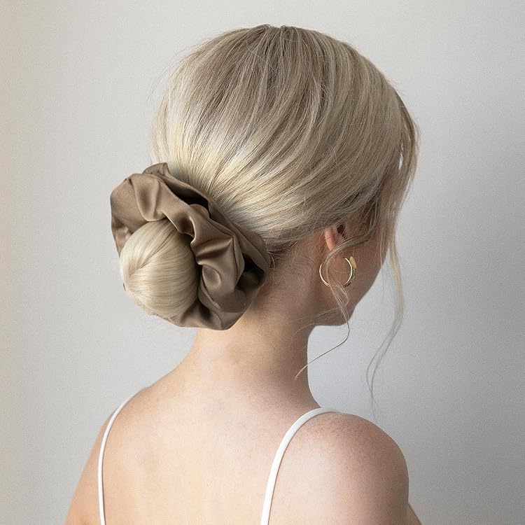 SARLA Blonde Messy Bun Hair Pieces for Women Detachable Claw Clip Wavy Curly Synthetic Hairpieces for Updos with Tendrils Fake Scrunchies Ponytail Extension Dirty Blonde,Human Hair Wigs Online